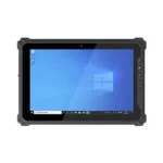 IPC4 por- és ütésálló windowsos tablet 4G LTE-vel és beépített LAN-nal, elölnézetből